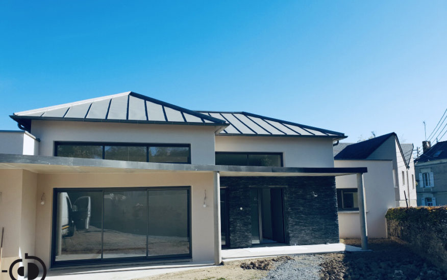 Maison contemporaine de plain pied