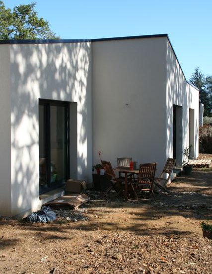 Maison contemporaine de plain pied