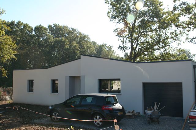 Maison contemporaine de plain pied