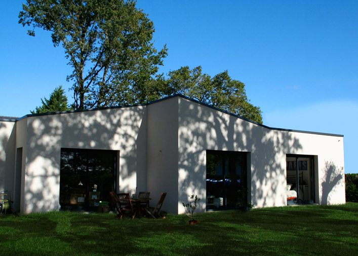 Maison contemporaine de plain pied