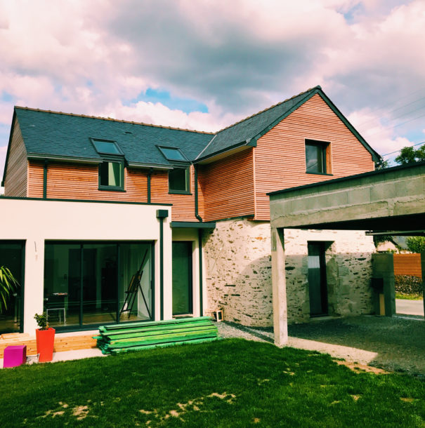 Surélévation de maison à Mûrs-Erigné