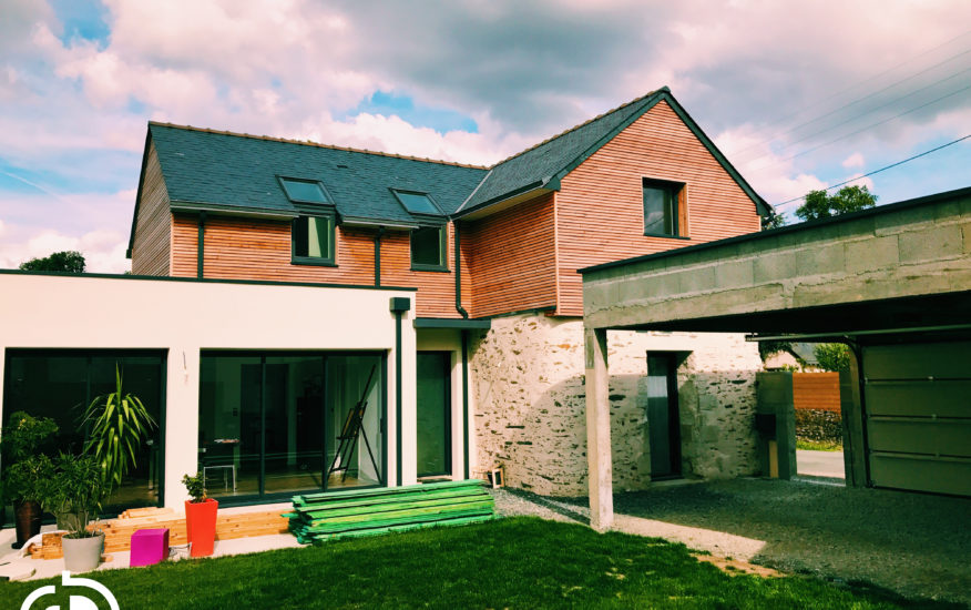Surélévation de maison à Mûrs-Erigné