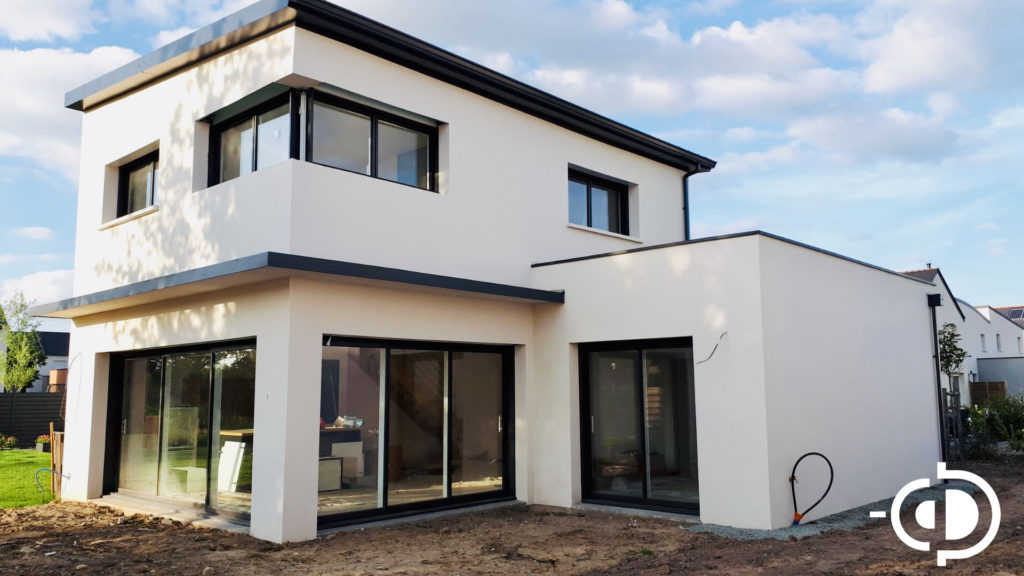 construction de maison à toit monopente Maine-et-Loire