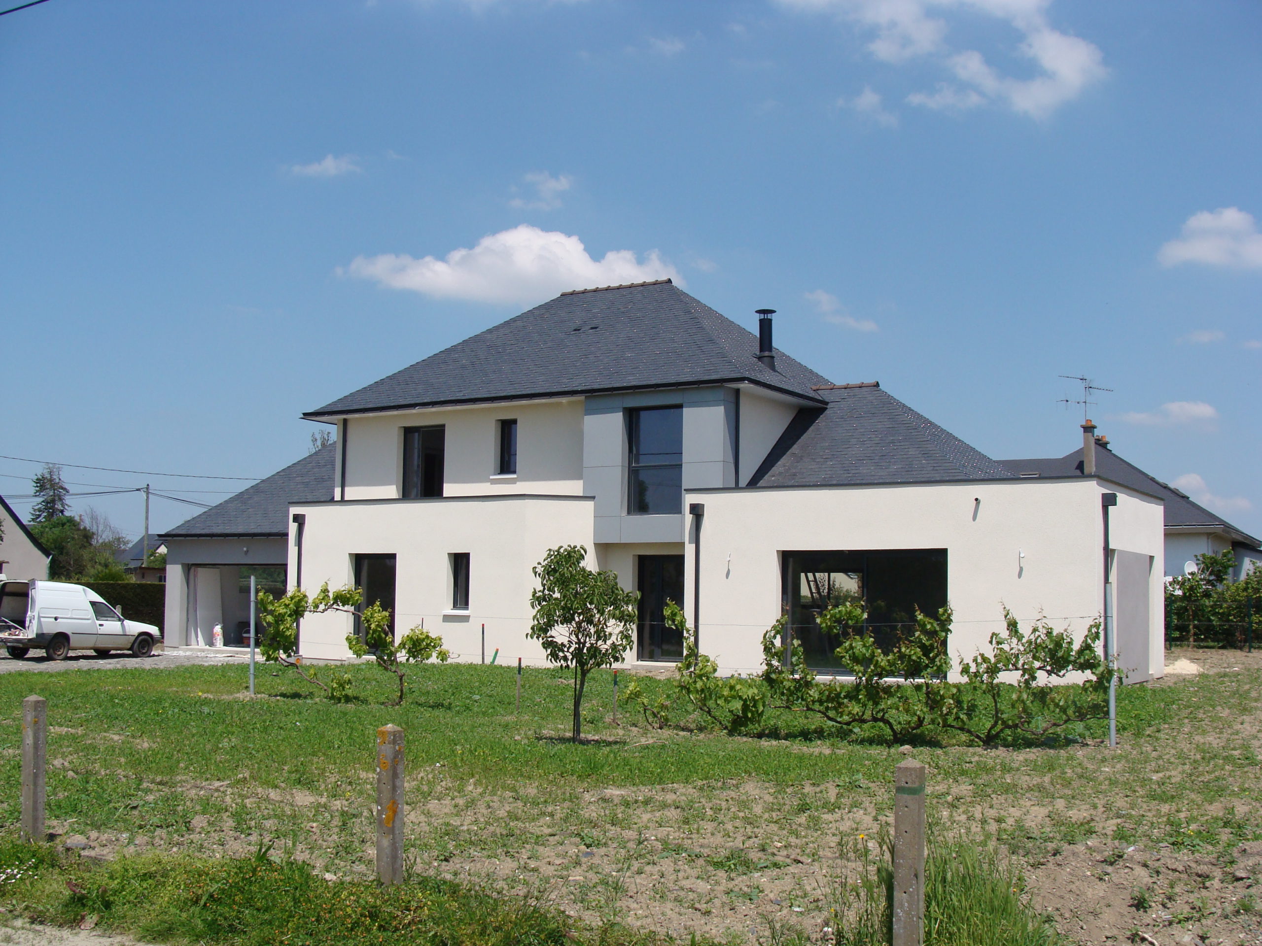 Maison tradi-contemporaine