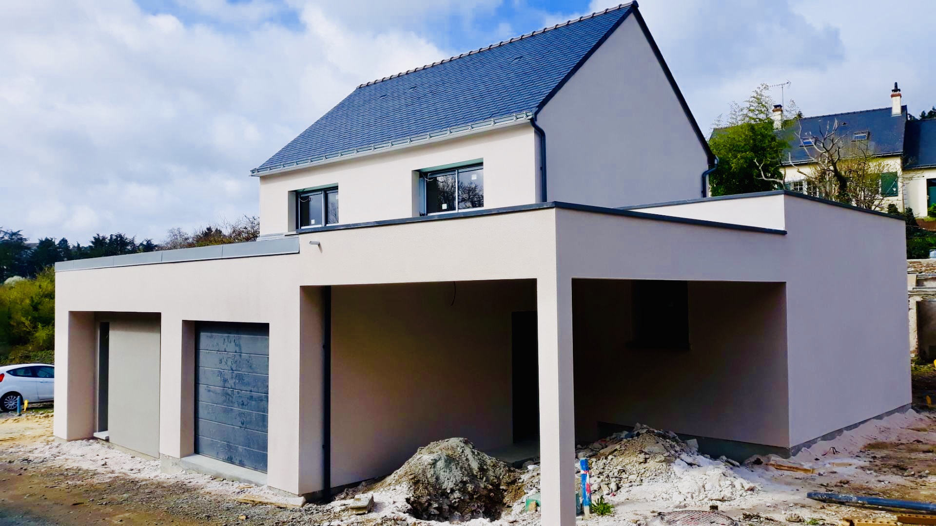 Maison tradi-contemporaine