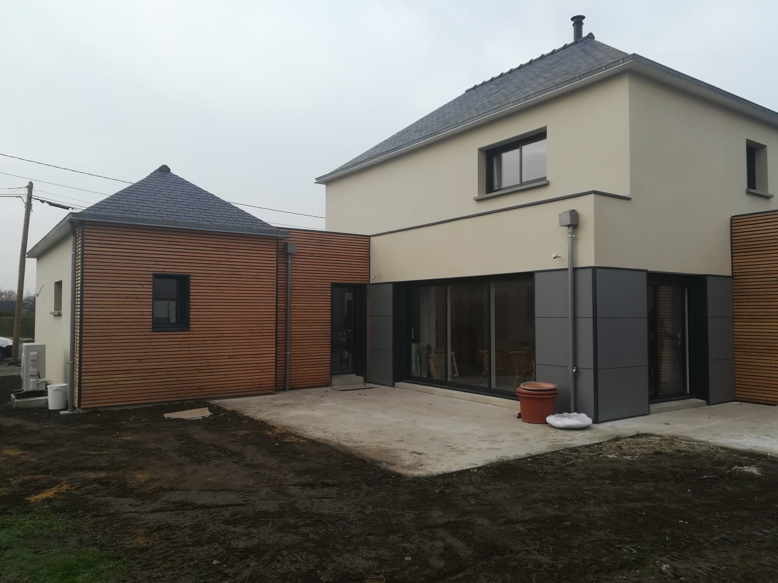 Maison tradi-contemporaine