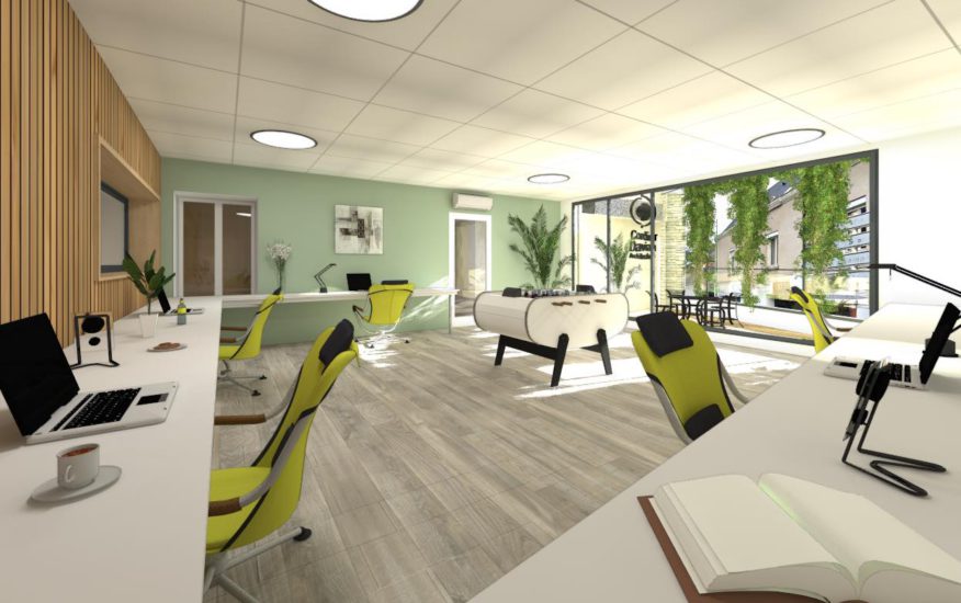 Création d’espace de co-working à Mûrs-Érigné (Angers)