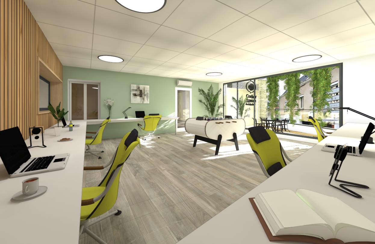 Construction de bureau (espace de co-working)