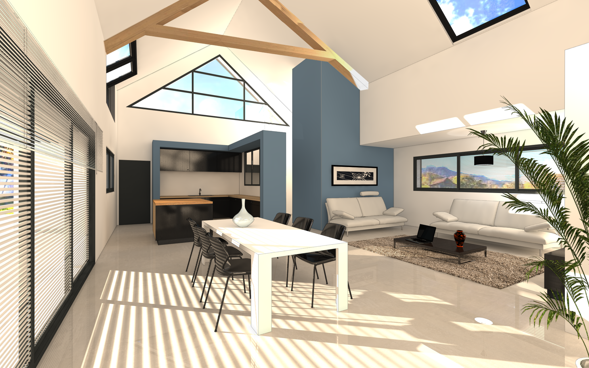 prix de construction d'une maison à Angers avec finition intérieure