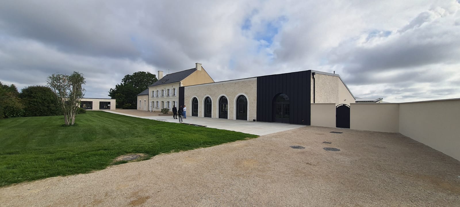 rénovation de corps de ferme en gîte à Tuffalun (49)